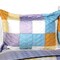 3-Piece Full/Queen Quilt Set, Reversible Patchwork, Vermicelli Quilted, Soft TC Fabric